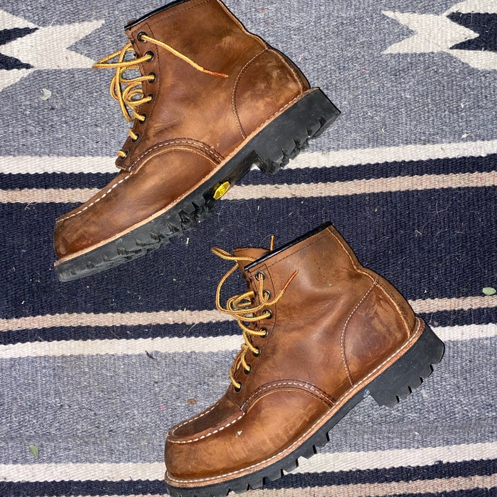 Redwing Roughnecks boots with like-new Vibram soles